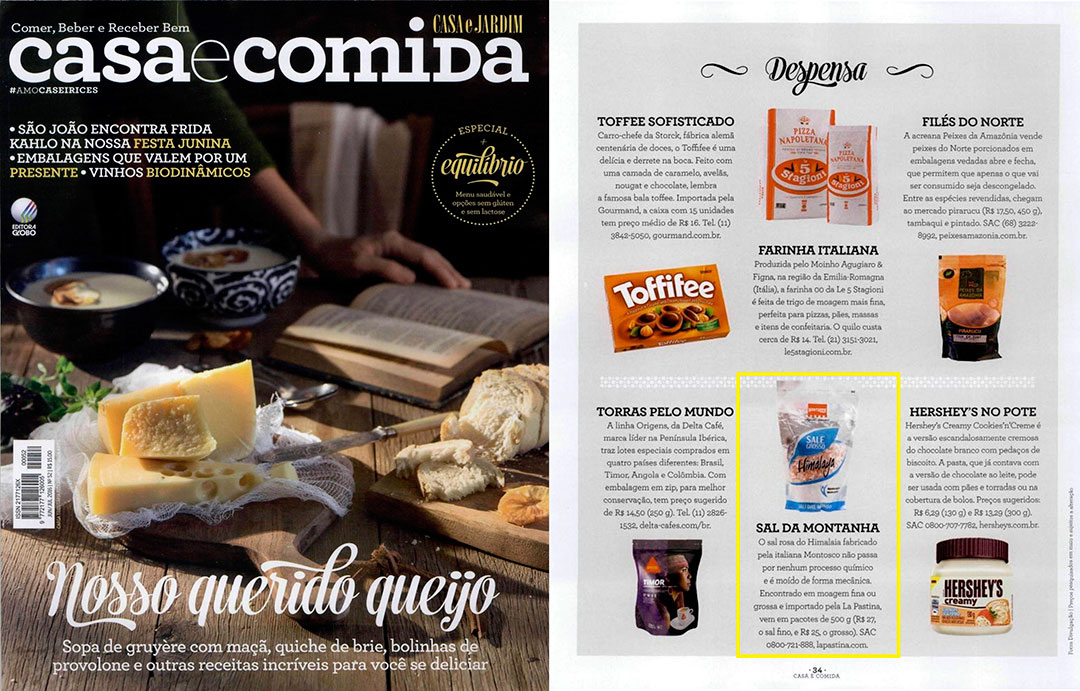 Revista Casa e Comida: Sal Rosa Montosco