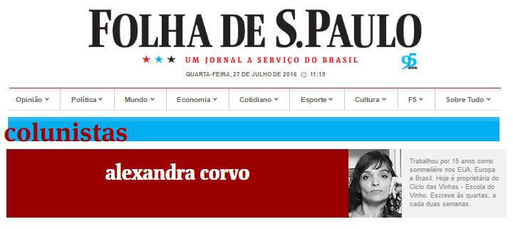 Folha de S. Paulo: Cantine Due Palme